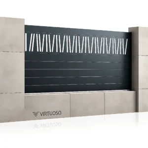 Gard metalic din aluminiu, model Poseidon 1-1800x1161